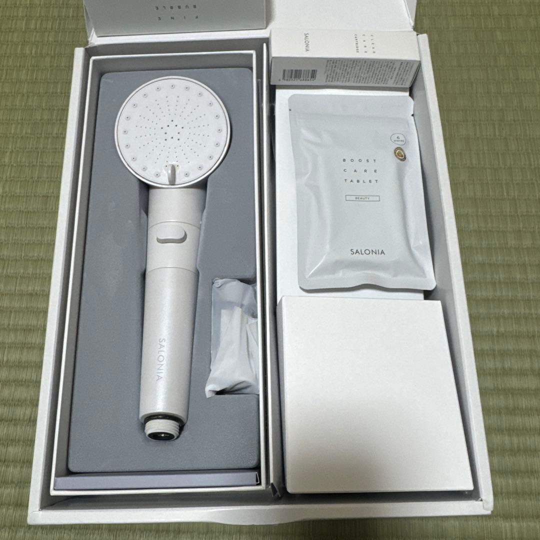 SALONIA シャワーヘッド ホワイト