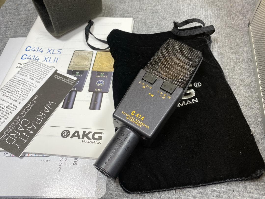 美品 AKG C414 XLⅡ コンデンサーマイク