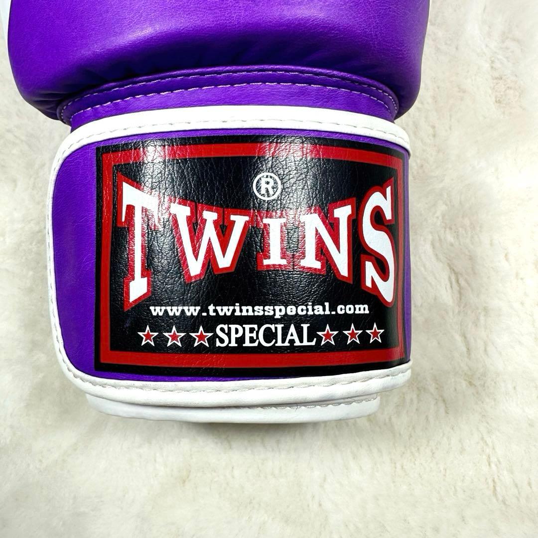 【希少】TWINS SPECIAL ボクシンググローブ　16オンス　紫