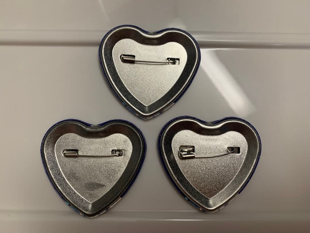 鳴上嵐 スタステ2nd ハート缶バッジ