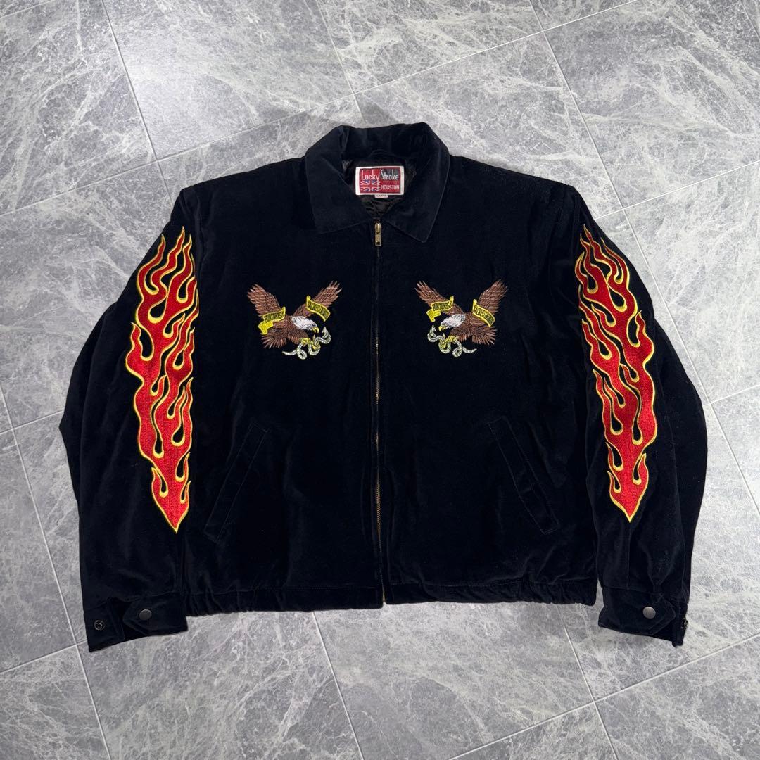 HOUSTON Lucky Stroke 別珍 短丈 ジャケット