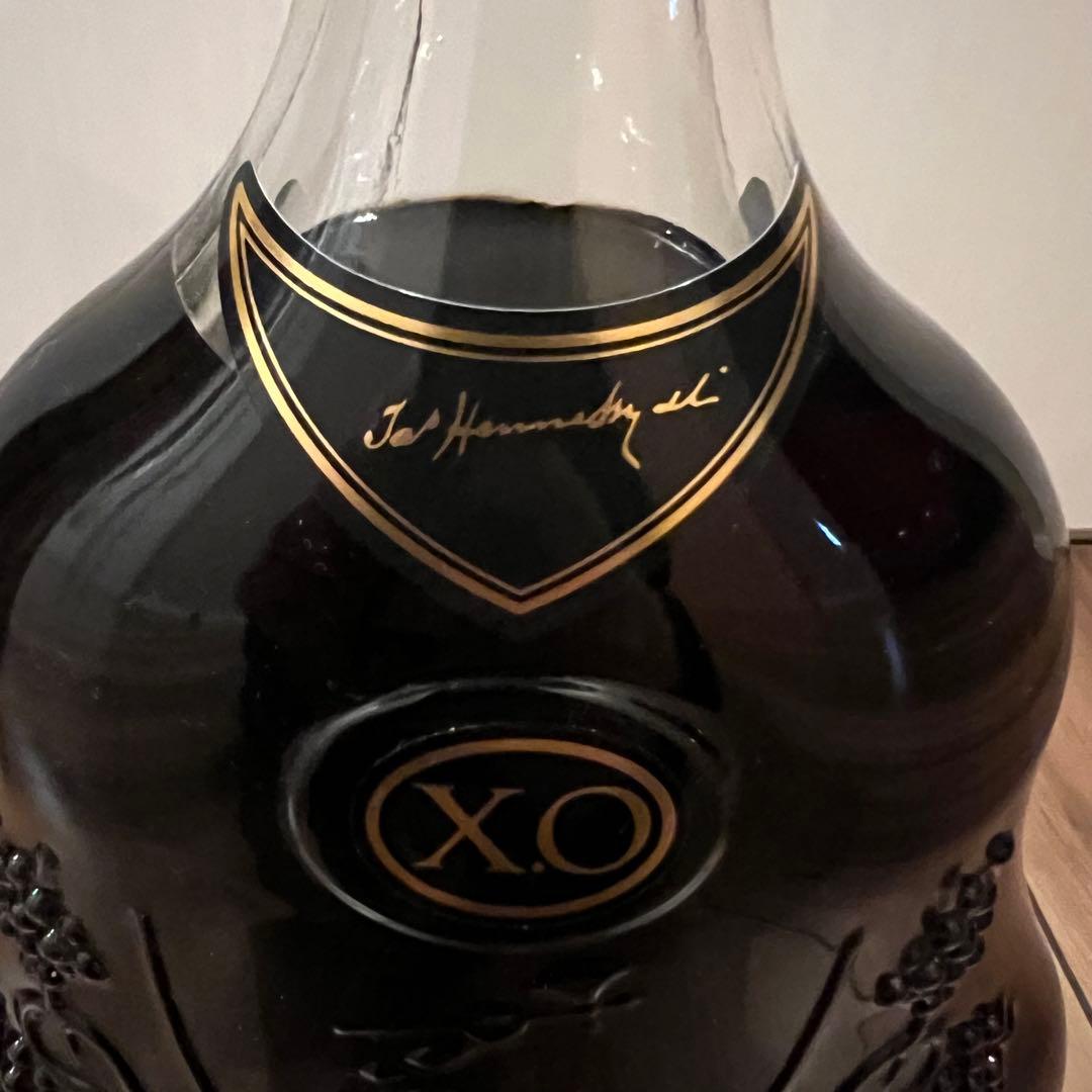 ヘネシー X.O ブランデー 金キャップ クリアボトル 1000ml 箱あり