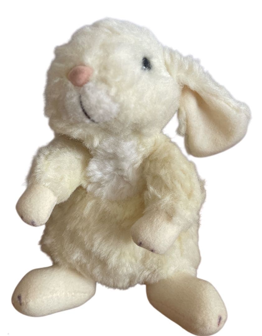 クリーム色　白　ウサギ　うさぎ　ぬいぐるみ　リアル　可愛い　子うさぎ　ラビット