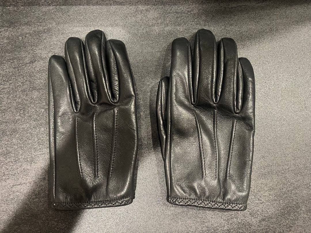 【未使用品】MOTO ホースレザーショートグローブ ウォッシャブルホースレザー