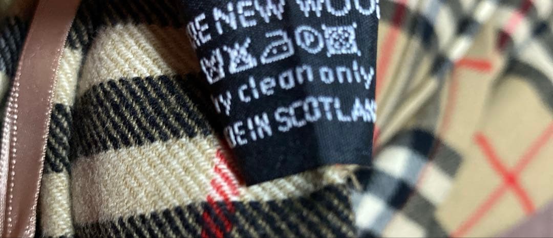 BURBERRY LONDON ノバチェックスカート ラップスカート UK8