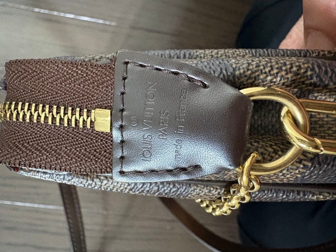 ルイ・ヴィトン ダミエエベヌ エヴァ アクセサリーポーチ 2way