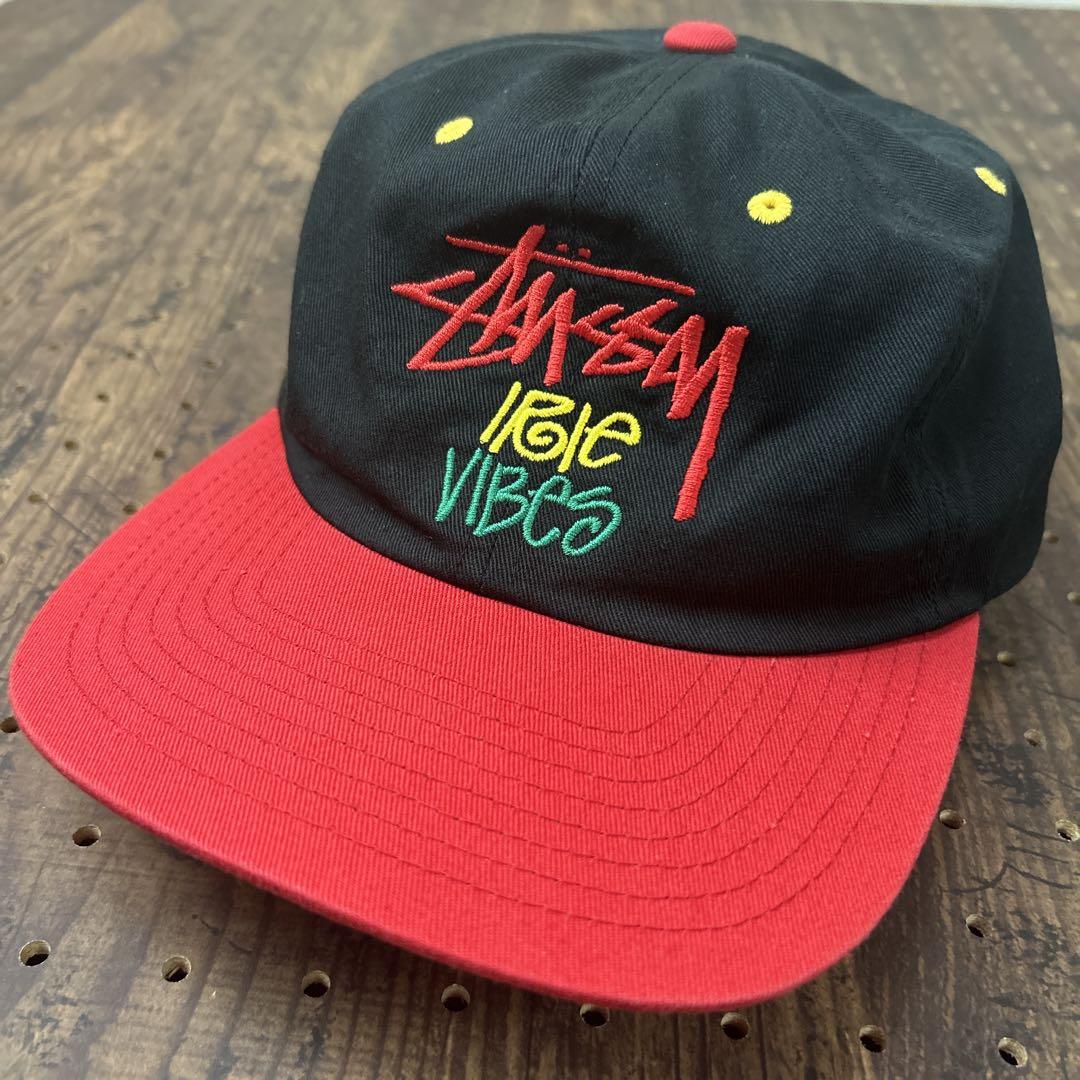 極美品　Stussy IRIE VIBES ラスタカラー キャップ 復刻