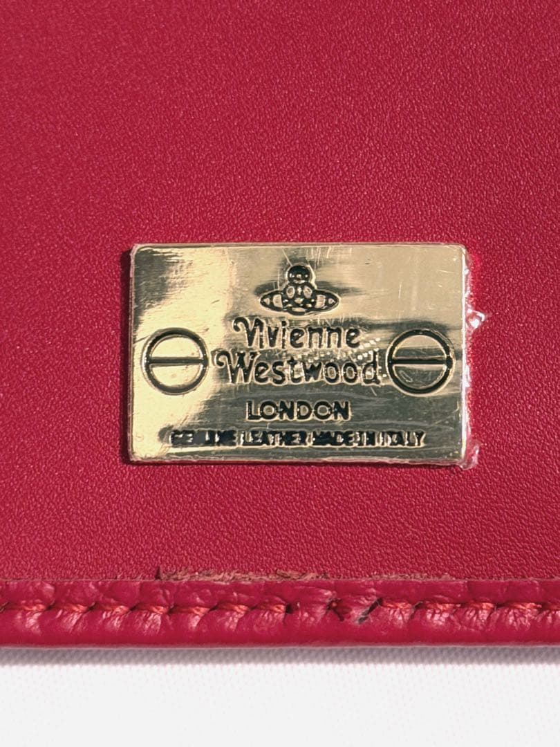【新品未使用】Vivienne Westwood 三つ折り財布 レッド 大人気
