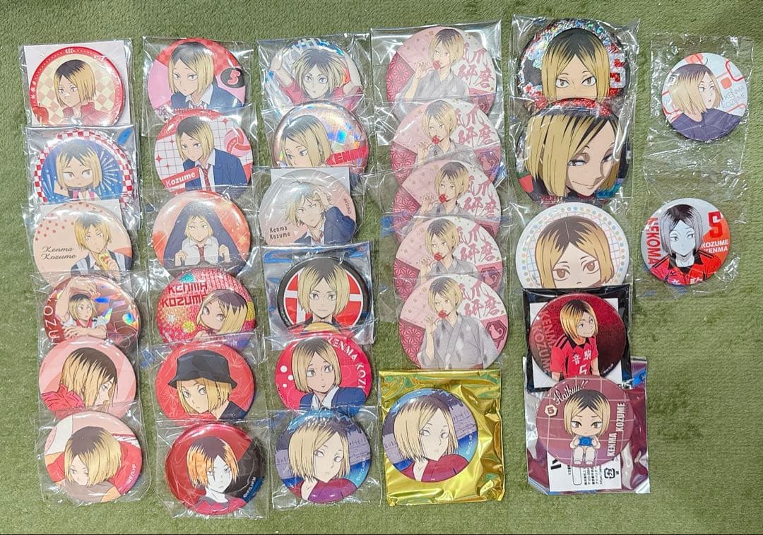 ハイキュー　孤爪研磨　缶バッジまとめ売り