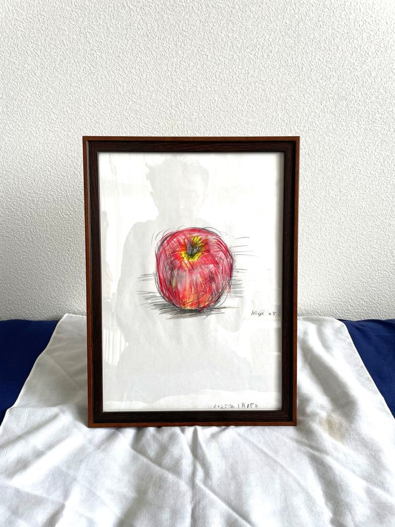 【色鉛筆画】りんご