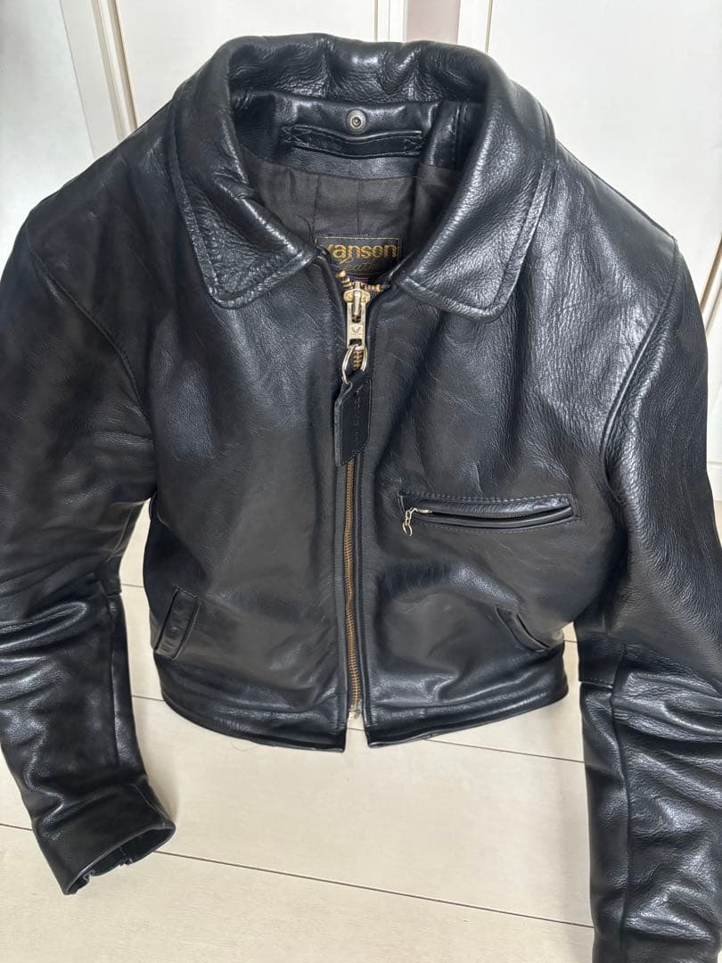 美品　vanson ENFシングルライダース 34サイズ