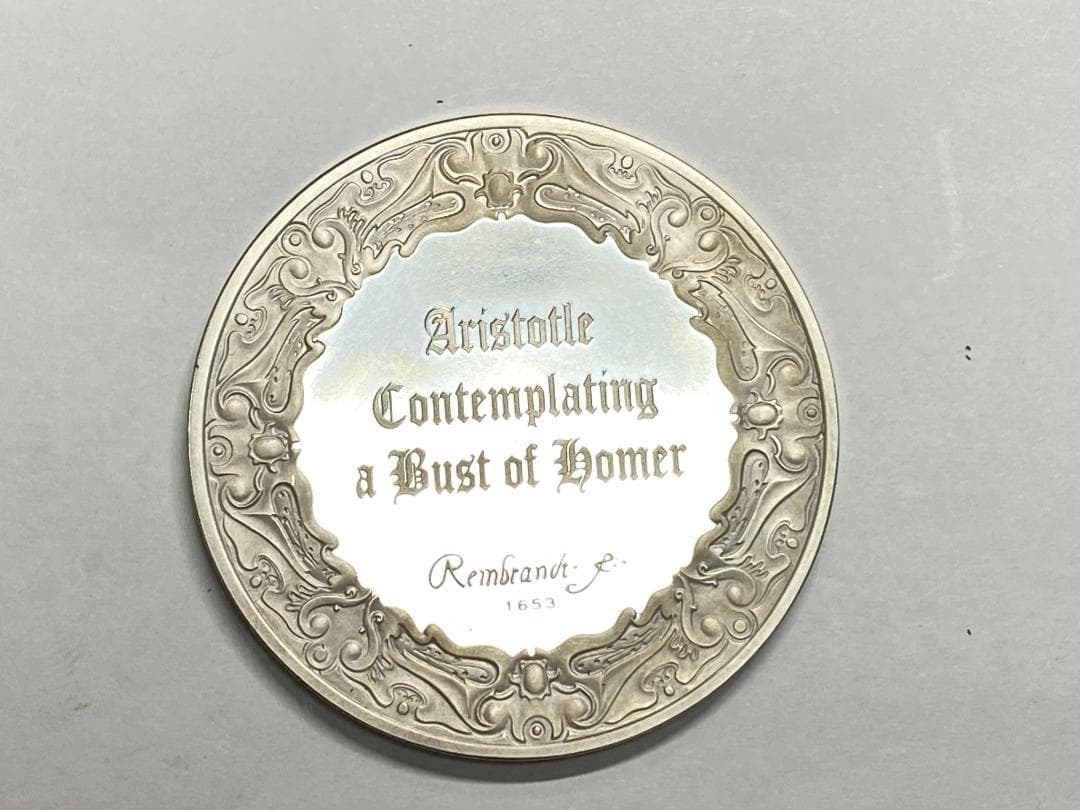 フランクリンミント ジーニアス/レンブラント PR .925 シルバー