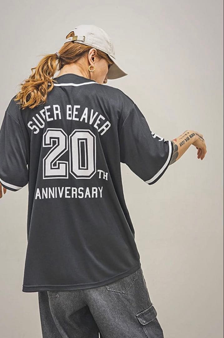 SUPER BEAVER ベースボールシャツ ブラック Mサイズ