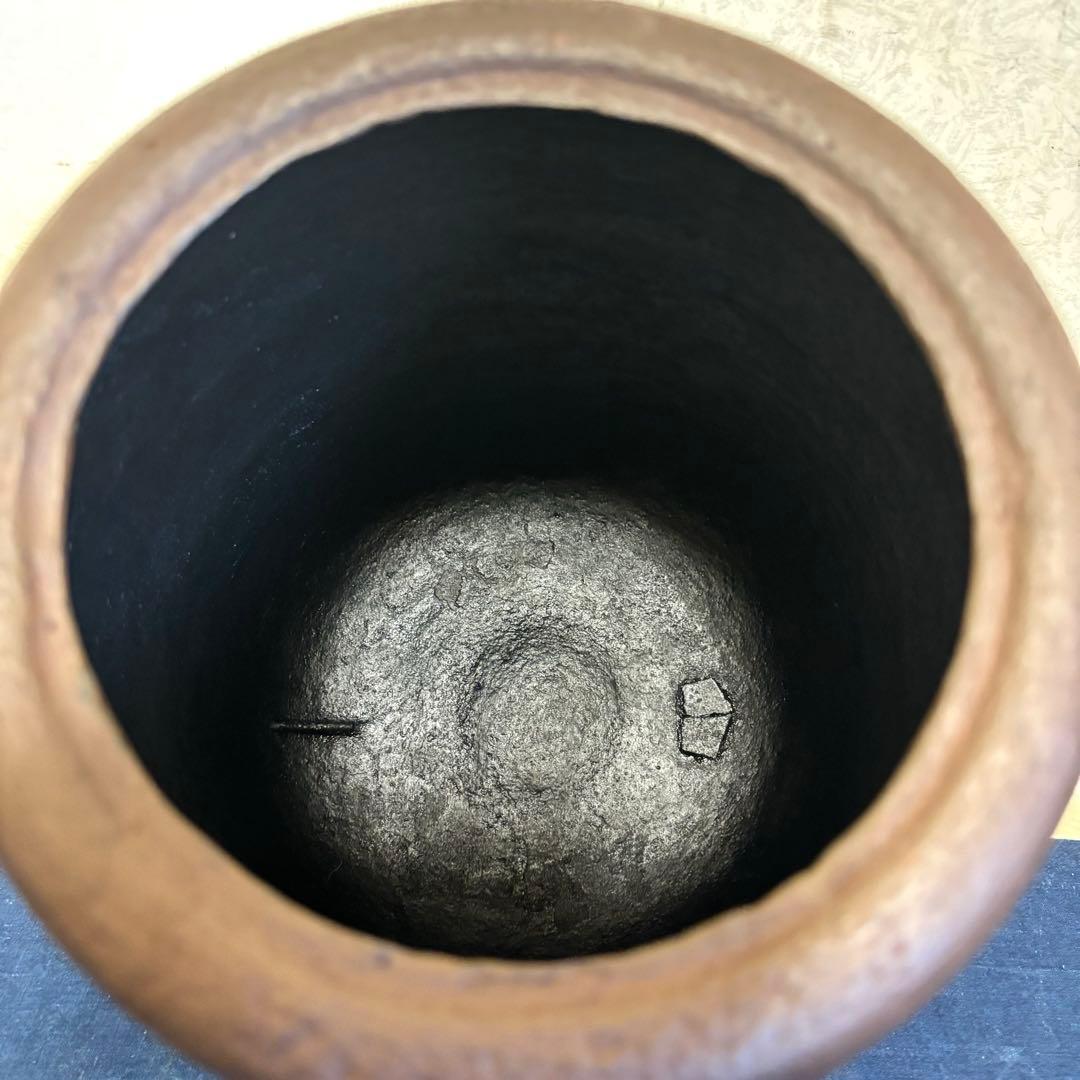 風炉 茶釜 電熱器 畠春齋造 筒釜 面取風炉 野々田電熱器 敷板 茶道具