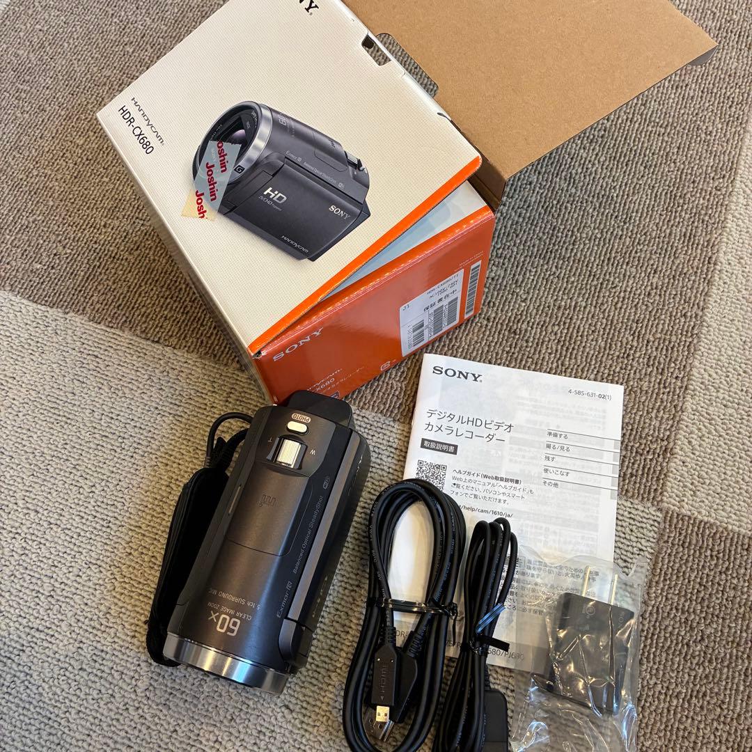 ✨超美品✨SONY ビデオカメラ（HDR-CX680）