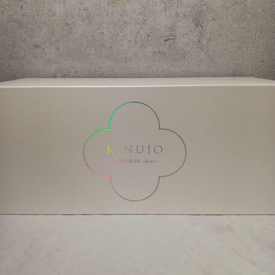 【美品】KINUJO ミニアイロン deux 海外可　耐熱ポーチ付