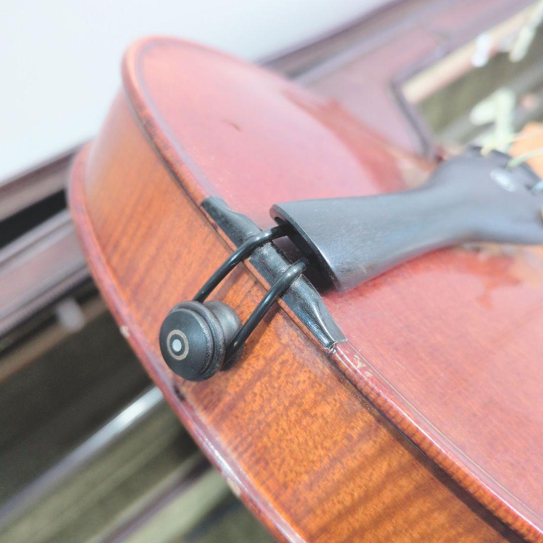 P578 Franz Sandner バイオリン 弓 肩当て ケース付 ドイツ製