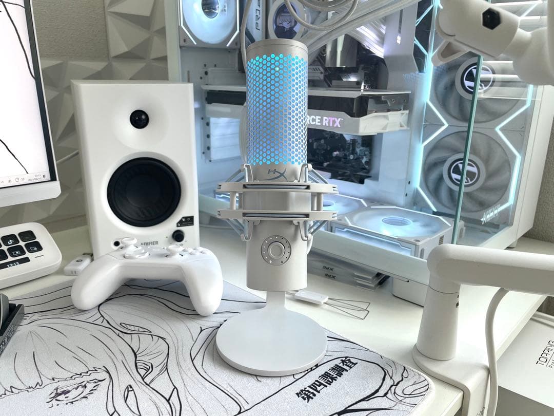 新品未開封 HyperX QuadCast 2 新型マイク ホワイト 白