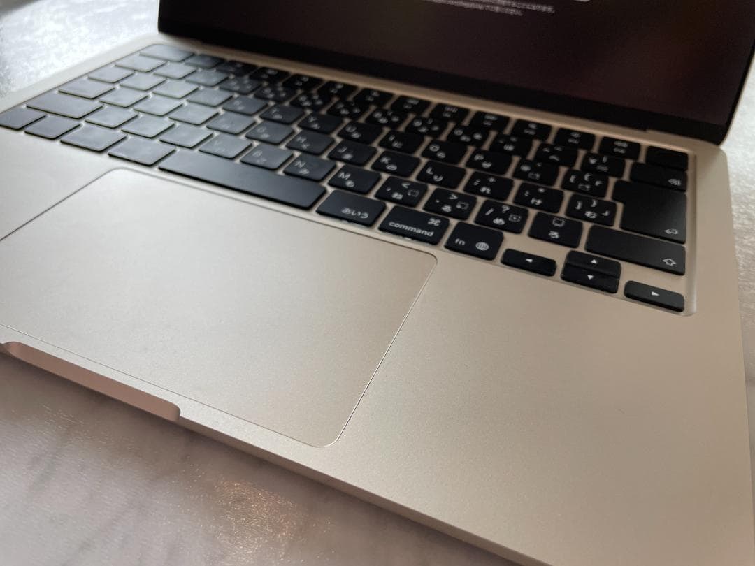 【ジャンク】MacBook Air 13インチ M4 16GB/512GB 水没