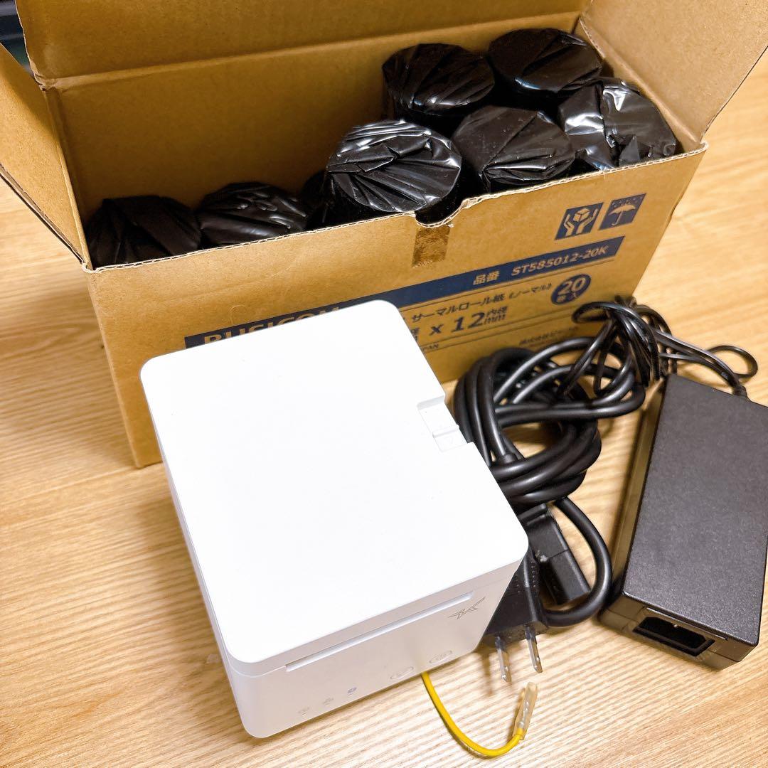 【美品】mC-Print2 レシートプリンター MCP21LB レジロール15巻