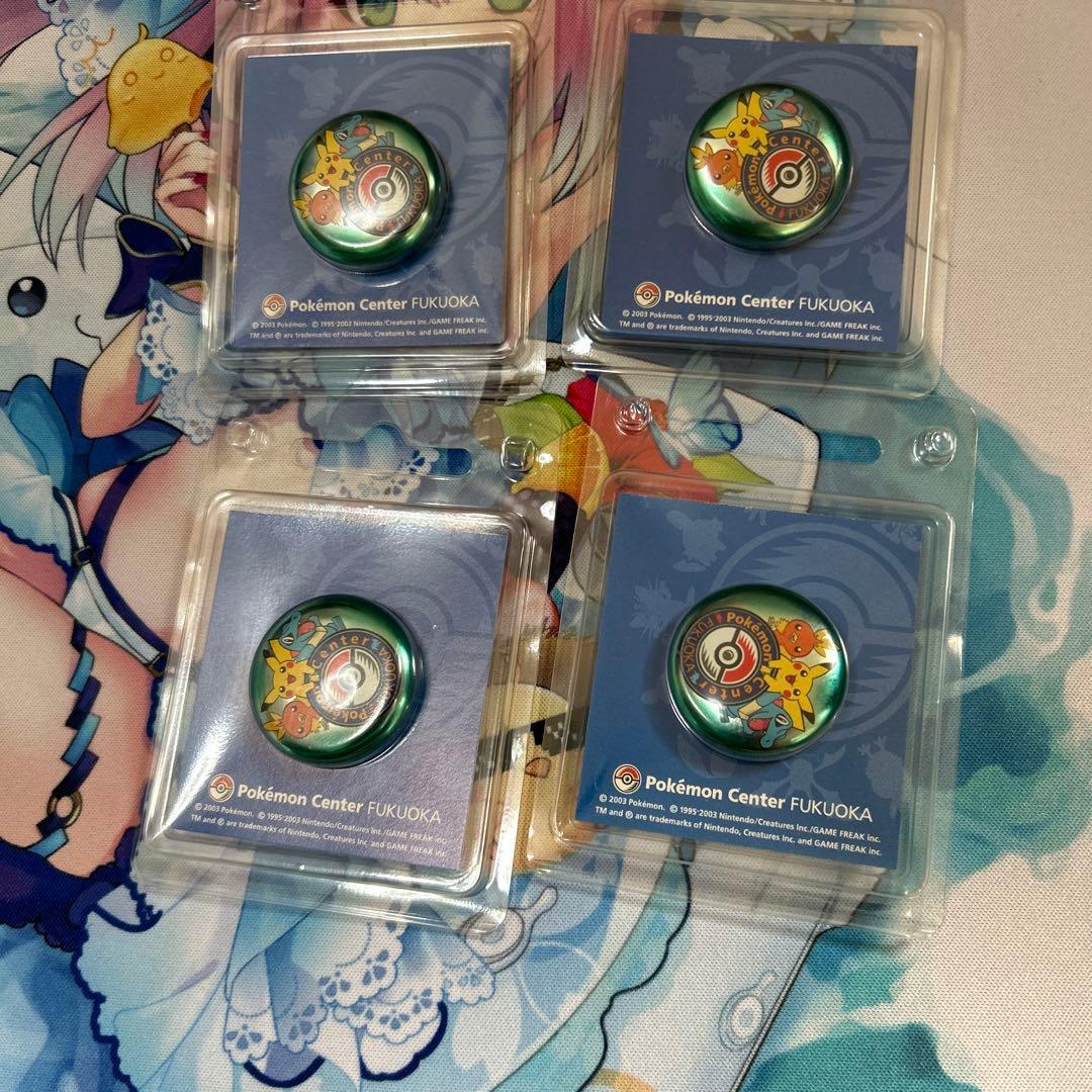 ポケモンセンター福岡 限定缶バッジ　未開封 4つセット