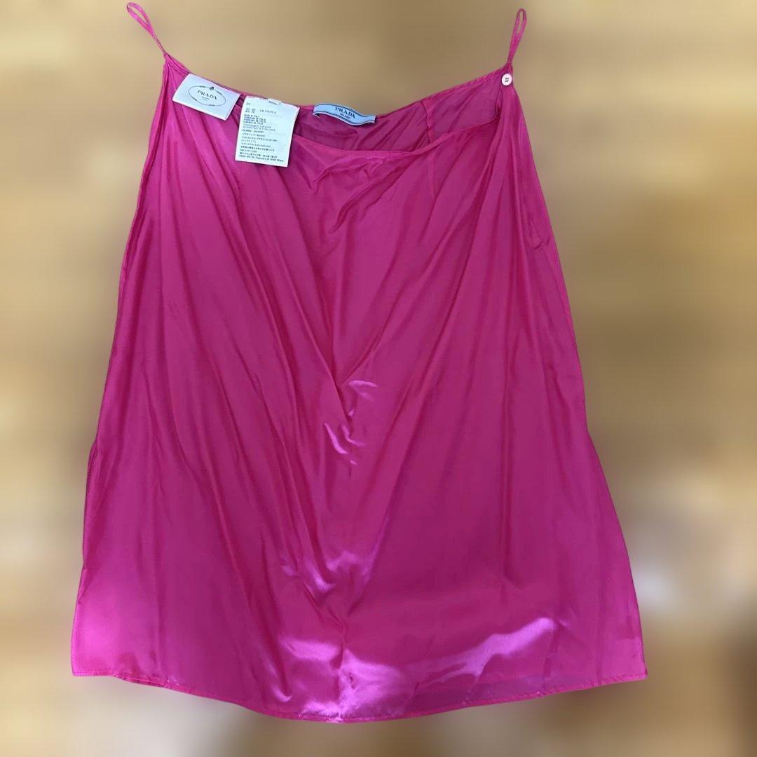 【新品未使用】PRADA ツイードプリーツスカート