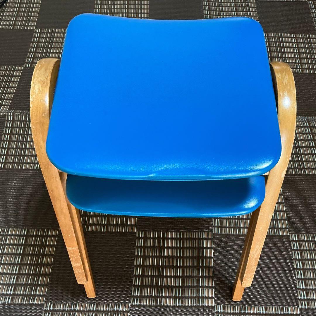 秋田木工　スタッキングスツール　2脚　ヴィンテージ