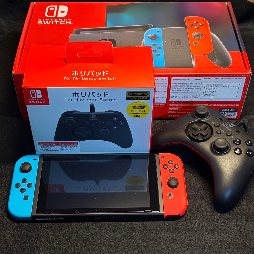 Nintendo Switch 本体 ホリパッド ケース　SD おまけあり