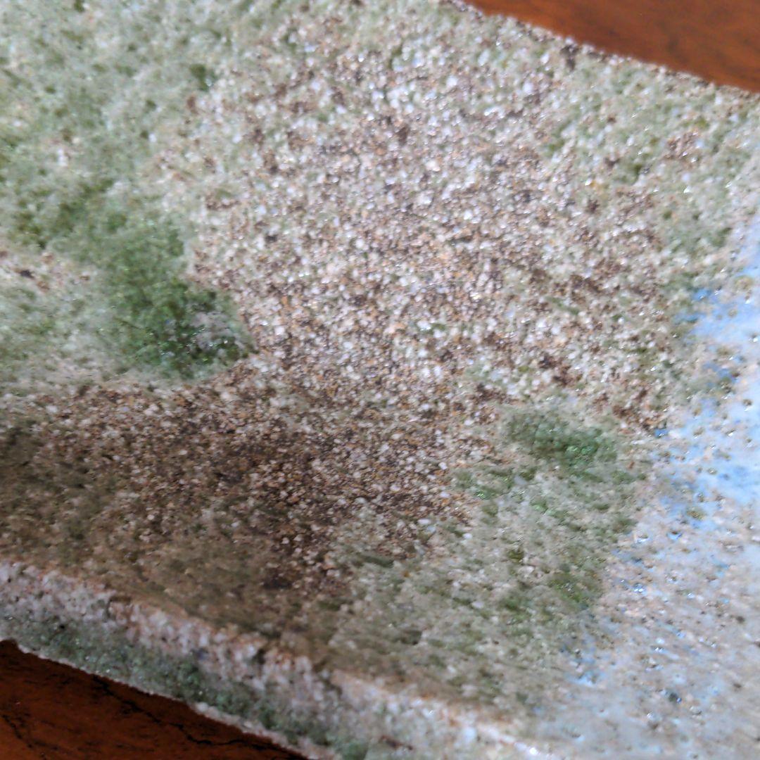 常滑焼　長角皿　大迫みきお作