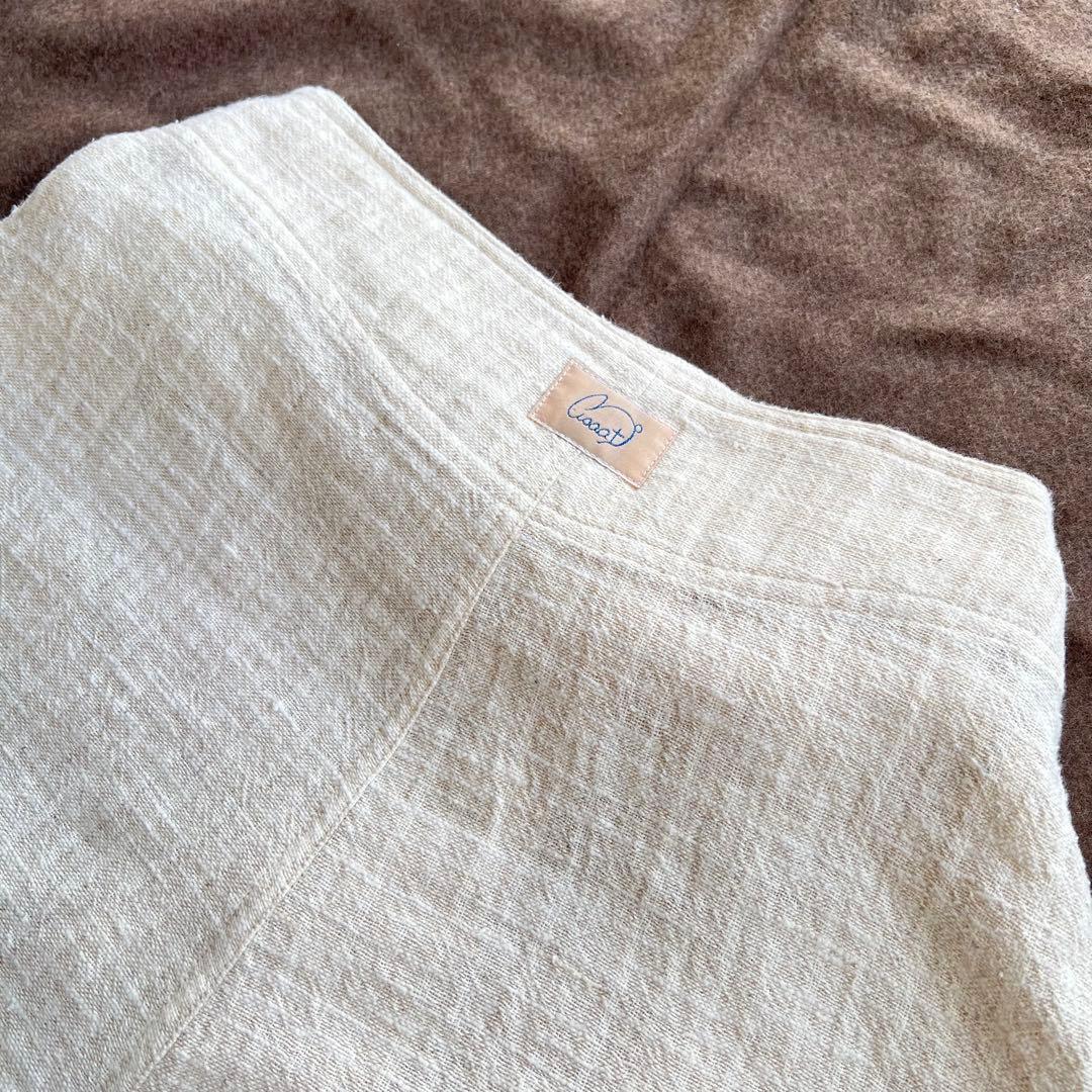うさとの服 usaato ヘンプ コットン モモンガ ラップスカート風