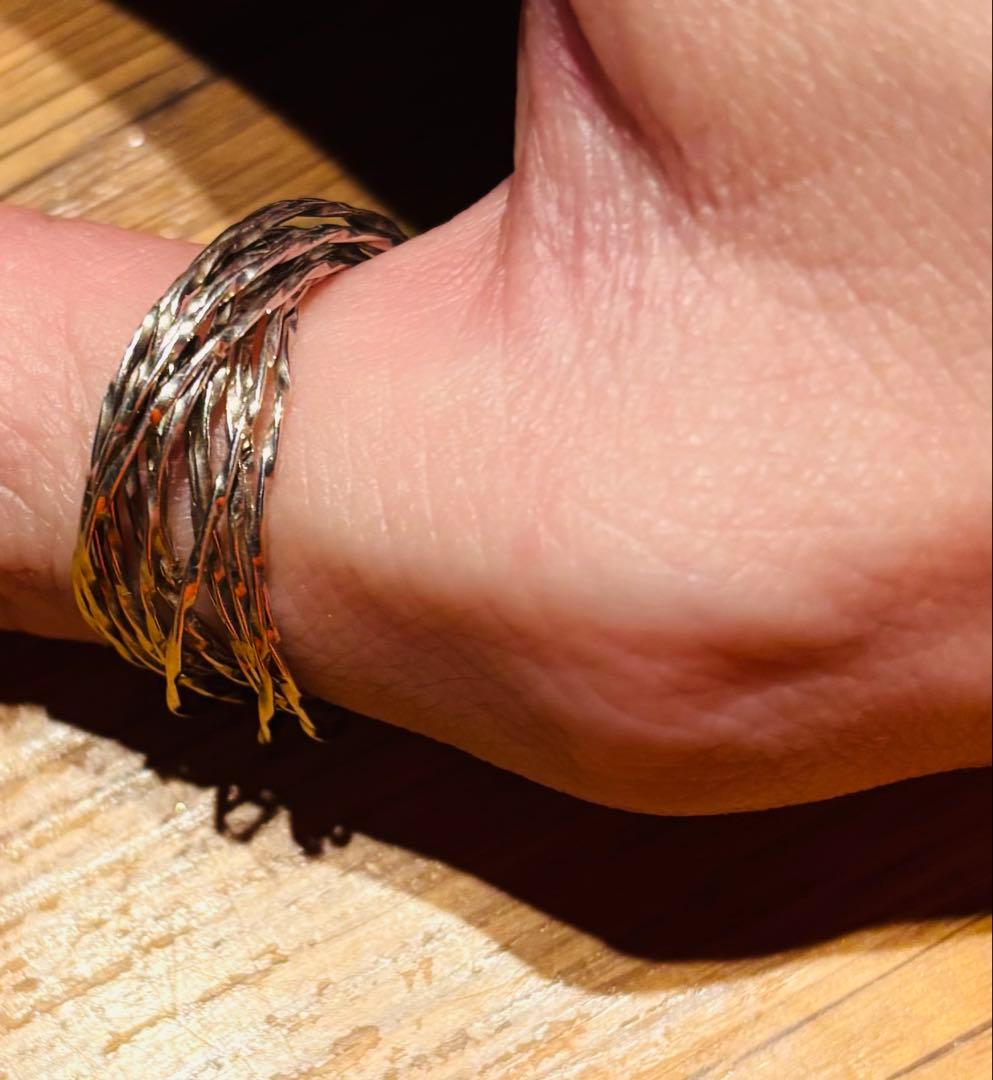 m*o様 平松保城　ケージリング　鳥の巣リング　指輪　シルバー925 20号