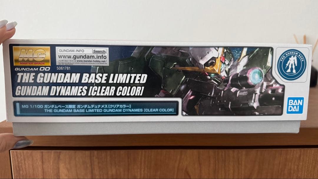 [袋付き]MG 1/100 ガンダムベース限定 ガンダムデュナメス[クリアカラー