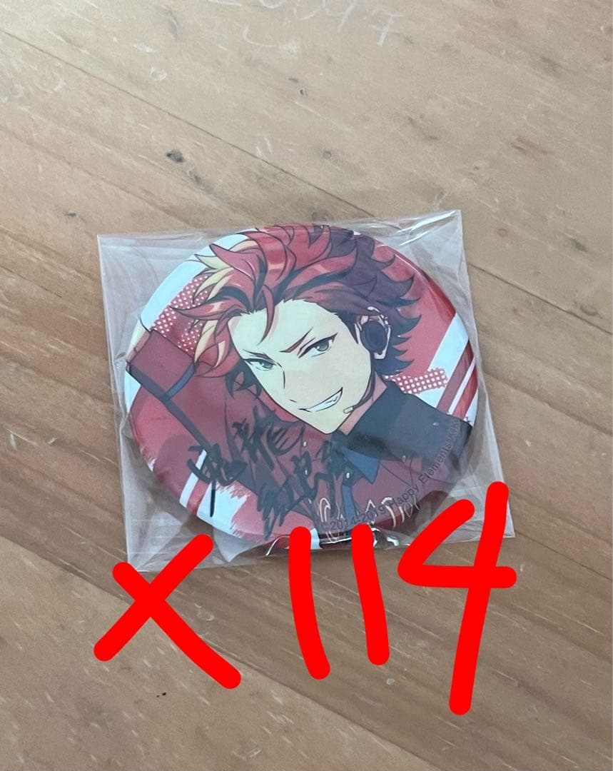 鬼龍紅郎 6周年缶バッジ 114個 あんスタ