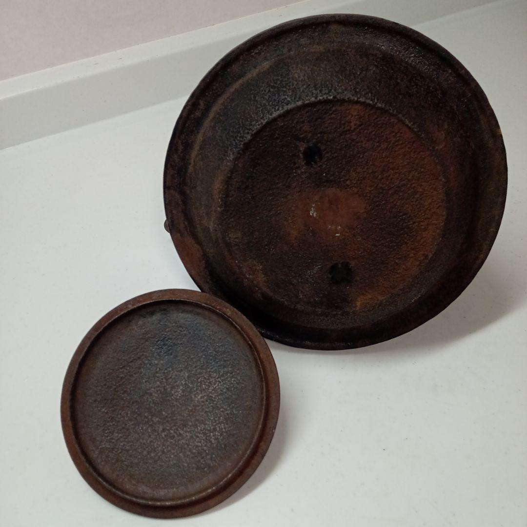 「60 昭和レトロ 鉄瓶シリーズ」茶道具 南部鉄器 岩鋳 コシキ松 鉄瓶