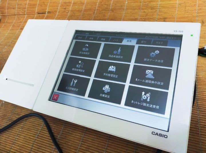 カシオレジスター　VX-100　最上タッチ操作　Android　301000