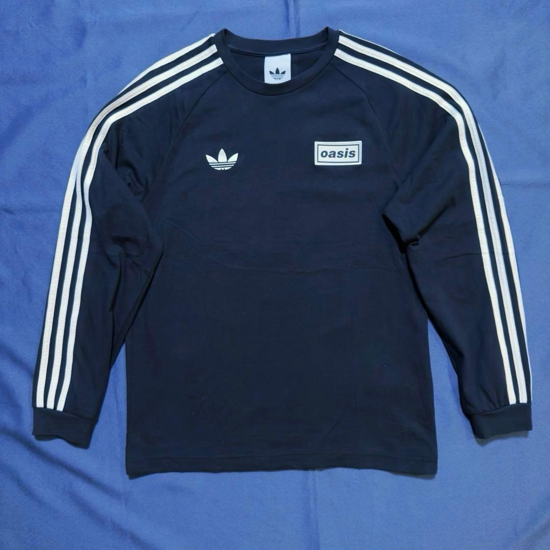 adidas Oasis Live'25 ロンT M ブラック オアシス
