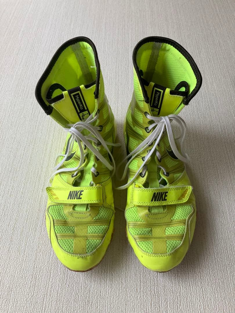 NIKE ハイパーKO ボクシングシューズ イエロー 26.5㎝