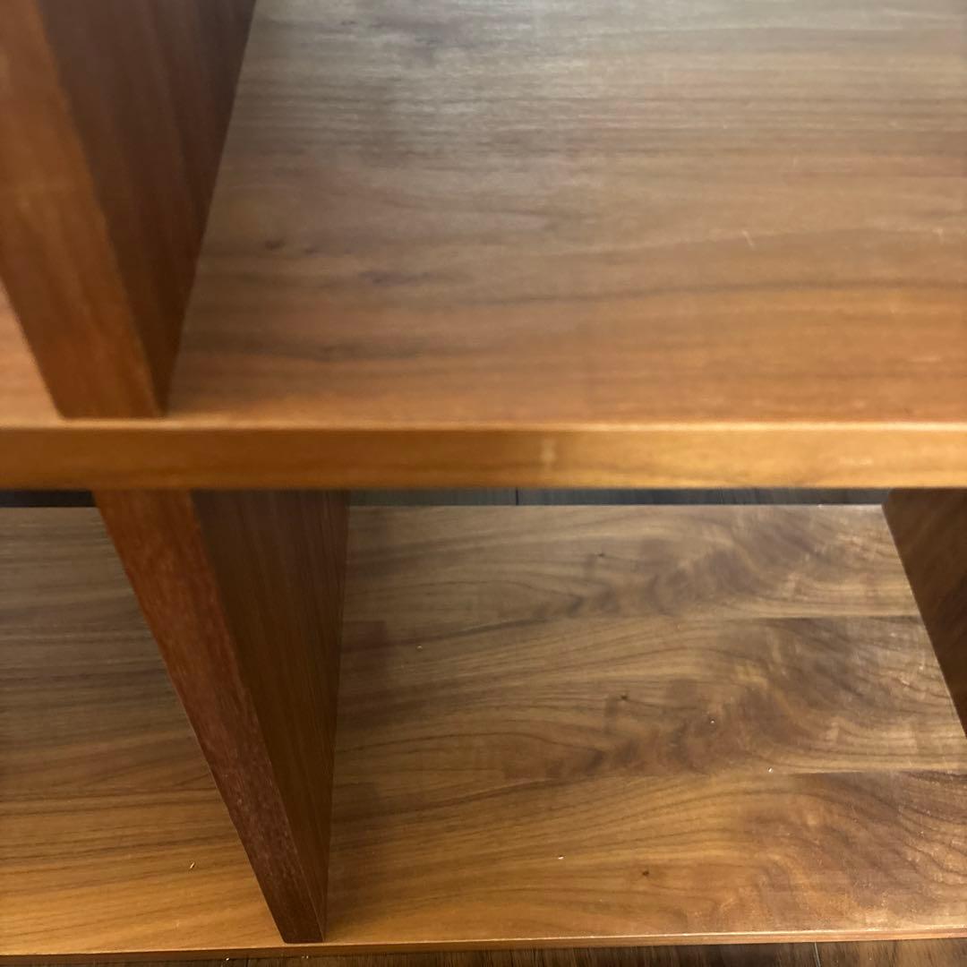 無印良品 スタッキングシェルフ ウォールナット材