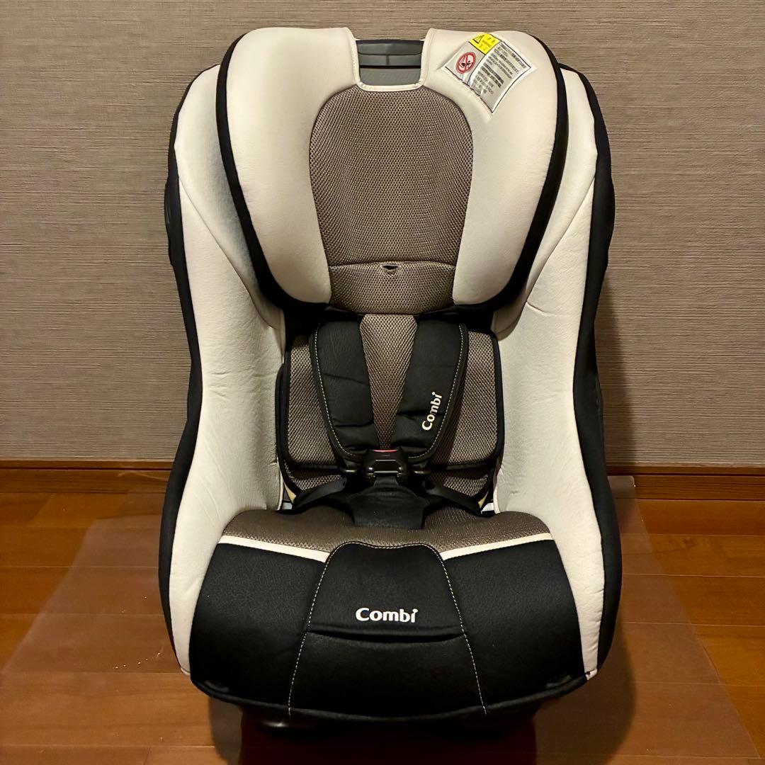 【極美品】コンビ マルゴットS トリノグレー チャイルドシート　シートベルト固定