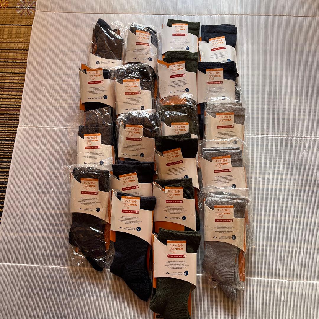 ミズノ　ブレスサーモ　メンズくつ下　まとめ売り35足