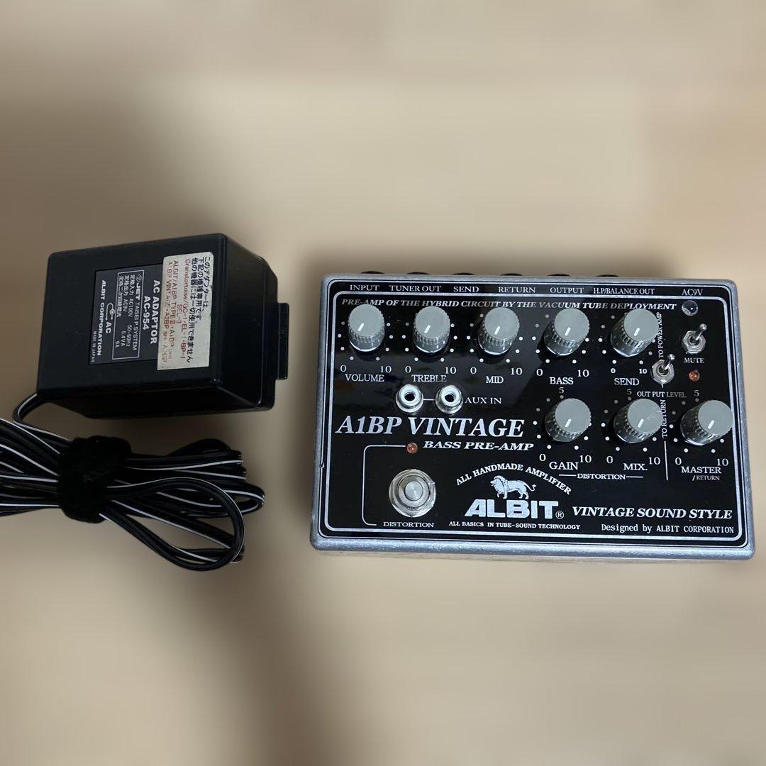 ALBIT A1BP VINTAGE 真空管搭載ベースプリアンプ