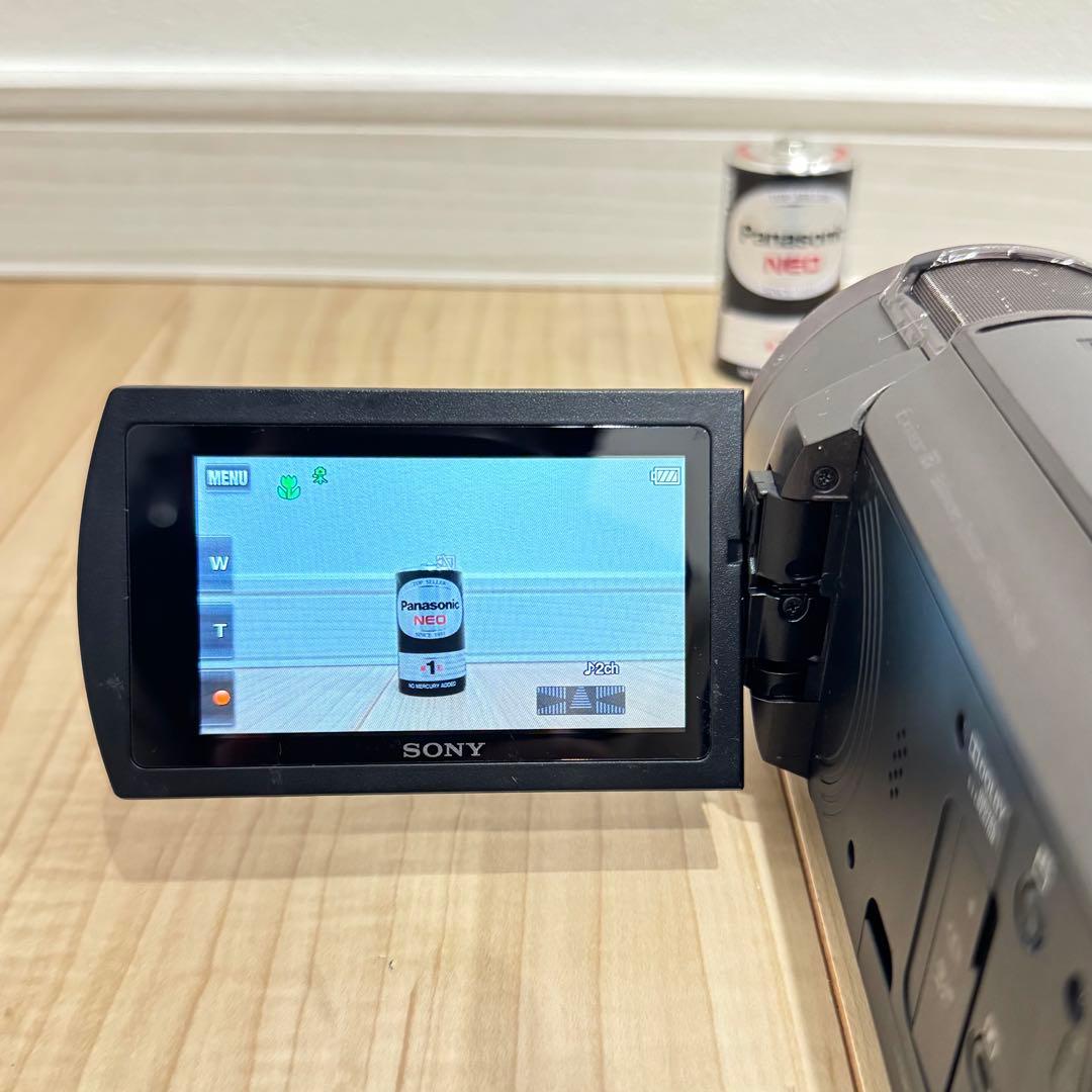 【良品】　SONY ソニー　4Kビデオカメラ FDR-AX45 Wi-Fi対応