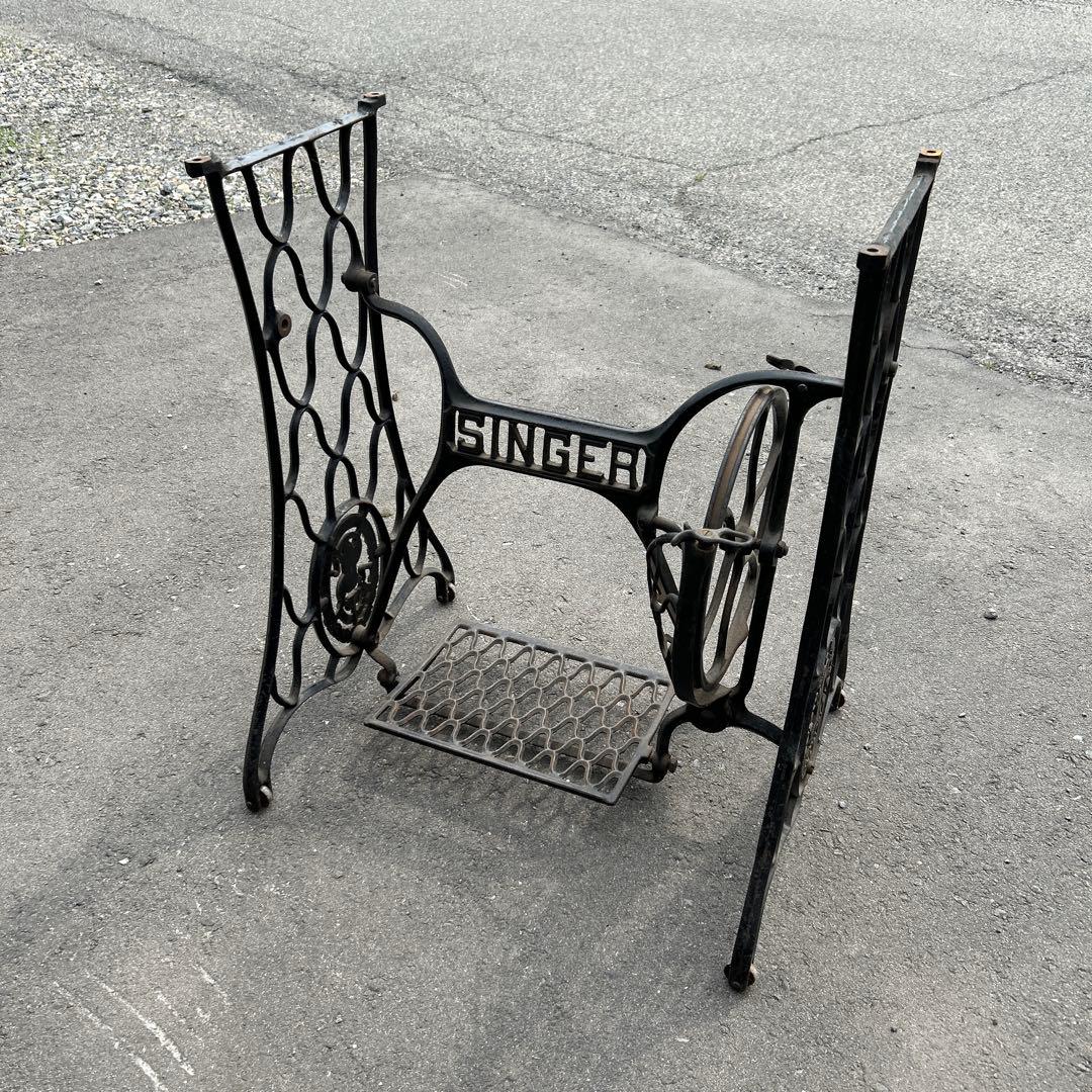 シンガー　網目ミシン脚　ミシン台　テーブル脚　アンティーク　レトロ　b10
