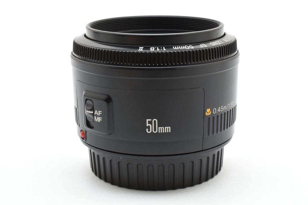 付属品付き キャノン 単焦点レンズ Canon EF 50mm F1.8 II