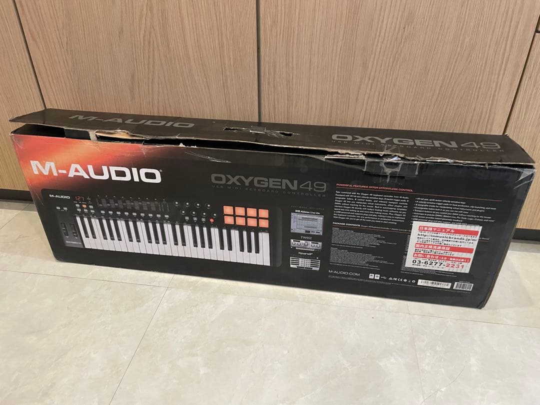 M-AUDIO MIDIキーボード　OXYGEN 49