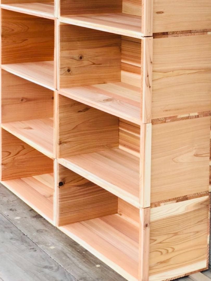 新品 りんご箱 6箱 // 収納 木箱 ウッドボックス ガーデニング 薪入れ