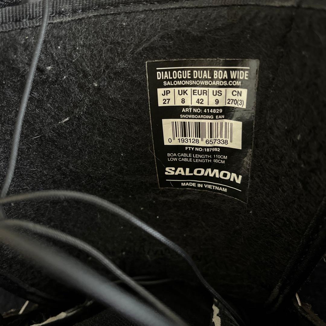 スノーボード A@DIALOGUE DUAL BOA WIDE 27.0cm