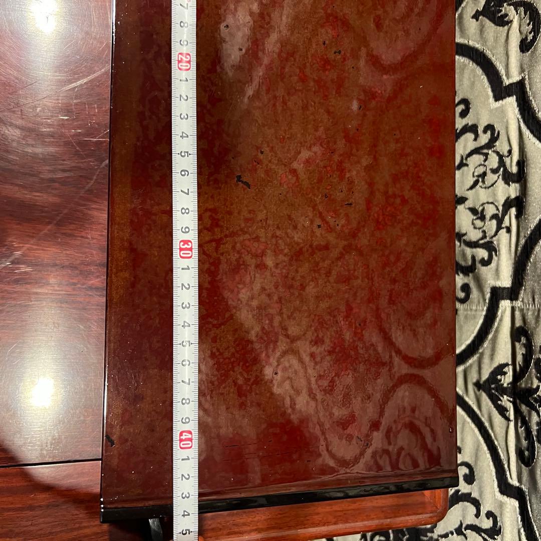 特許　金剛石目塗　鳥羽硬忍　鳥羽清一　漆器　花台　PATENT華道　茶道具