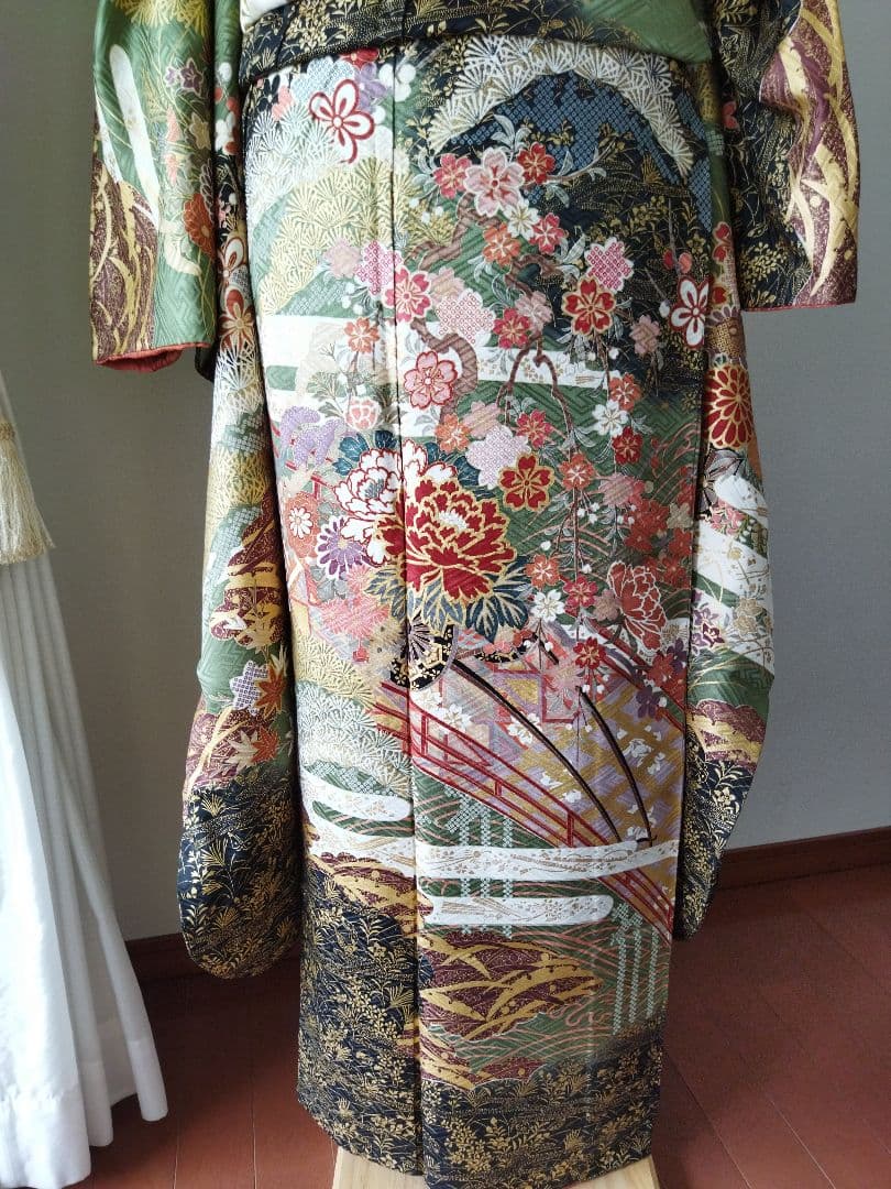 ゆたろう様　398.振袖7点セット　正絹　フルセット　成人式