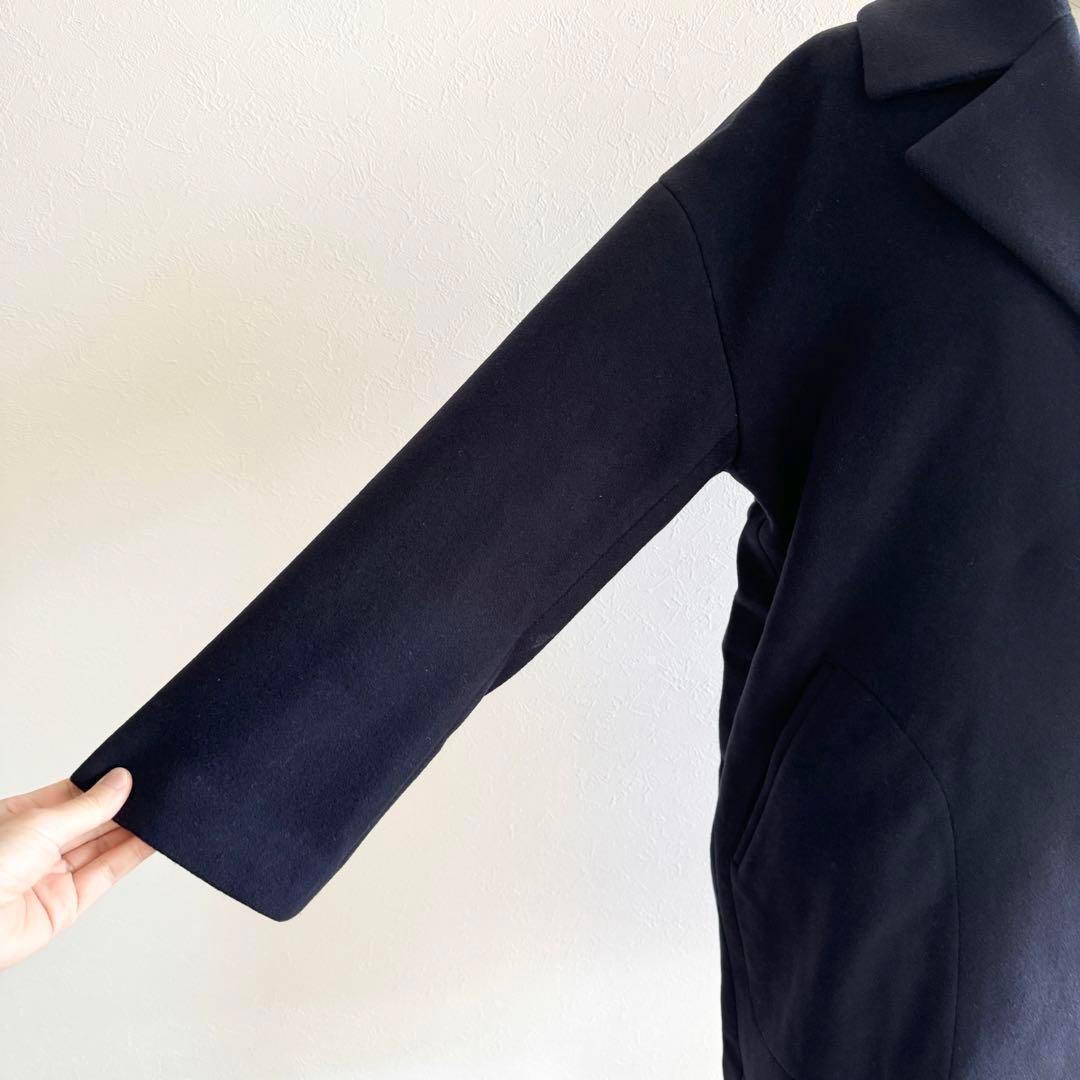 イエナ／極美品❤️人気定番MANTECOオーバーチェスターコート ネイビー38